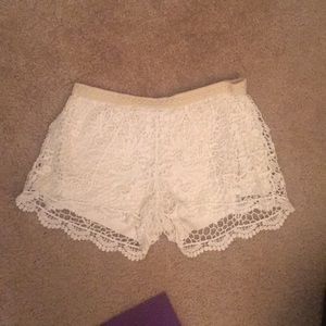 Super beautiful white shorts for beach/church